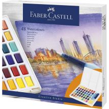 Aquarelles En Godet - Creative Studio - Boite De 48 - Faber-castell - Faber Castell