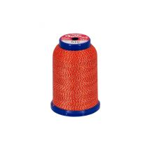 Fil Mousse Lamé Fujix 1000m - Babylock : Élégance Et Performance Pour Vos Surjets Et Recouvrements 510 Lamé Orange Et Argent - Baby Lock