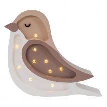 Lampe Veilleuse Oiseau Café Beige - Little Lights