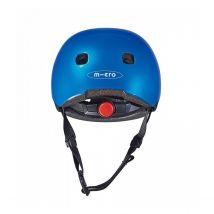 Casque De Vélo Et Trottinette Bleu Foncé Avec Lumière Led Intégrée - Taille S - Micro