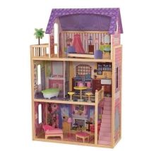 Kidkraft - Maison De Poupées Kayla En Bois + 11 Pieces - Rose