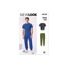 Patron New Look 6760 - Haut Et Pantalon (s-m-l-xl-xxl) Taille N°fr 40-58 - NewLook