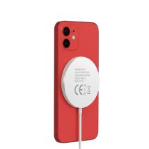 Mayaxess Chargeur Magsafe Pour Iphone 13 Magnétique 15w Blanc