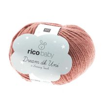 Fil À Tricoter Rico Baby Dream Uni Dk - Rico Design 08 Rose