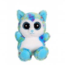 Peluche - Igloo - Brilloo Friends Chien Husky Bleu 13 Cm
