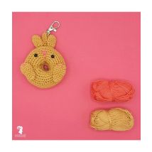 Kit Crochet Donut Lapin - Amigurumi Hardicraft Marron