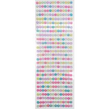 Stickers Strass Pastels 378 Pièces - Megacrea DIY