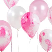 12 Ballons Love Pink - TALKING TABLES
