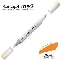 Marqueur Manga À L'Alcool Graph'it Brush 2102 Melon - Graph'IT