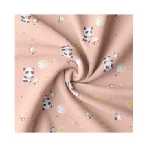 Tissu Coton Enfant Koala Peche Rose Vendu Par 50 Cm - Distrifil
