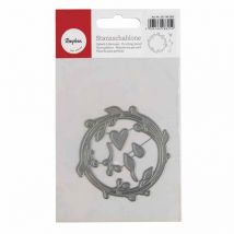 Matrice De Découpe Ø 7,5 Cm - Couronne De Fleurs - Rayher