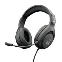 Casque Audio Gaming Korp-yttrium The G-lab - Rétroéclairé - Microphone Flexible - Coussins Respirants Extra Moelleux - Noir