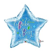 Ballon Géant Welcome Baby Boy - QUALATEX