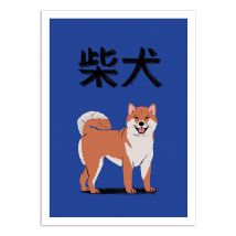 Affiche - Shiba Inu - Elad Shagrir - Wall Editions