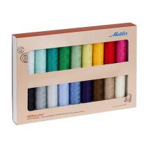 Set De 18 Bobines De Fils À Coudre Mettler Séralon : Qualité Supérieure Pour Vos Projets Créatifs Multicolore - Mettler Amann