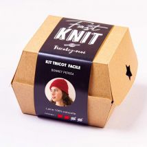 Bonnet Persea - Box Rouge Aiguilles N°4,5 - Tricotez-moi