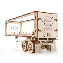 Maquette En Bois 3d - Remorque Camion 36,5 Cm - Ugears