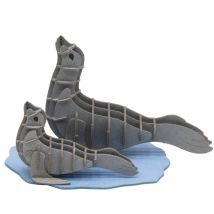 Maquette 3d En Papier Phoque - Fridolin