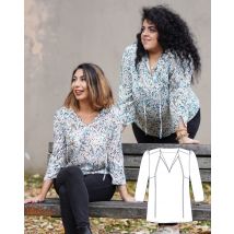 Patron Blouse - Phoebe- Taille 34 À 48 - Majam