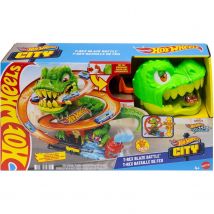 Hot Wheels Coffret T-rex Bataille De Feu - Mattel