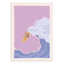 Affiche 30x40 Cm - Flying Surf - Art Rider - Wall Editions