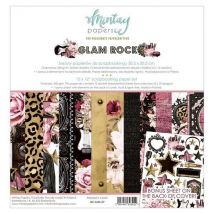 12 Papiers Scrapbooking 30,5 X 30,5 Cm Mintay By Karola Galm Rock - MINTAY