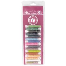 Perle Rocaille 15 Tubes 7 G Nacré + Fermoirs Et Fil - Megacrea DIY