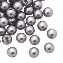 Lot De 500 Perles Nacrees Gris Acrylique Ø 4 Mm - Creation - La boutique de Karine
