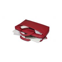 Port Designs Sacoche Pc Pour Ordinateur Portable Élégant Simili Cuir Zurich Toploading 13.3/14 Pouces Rouge - Port Designs