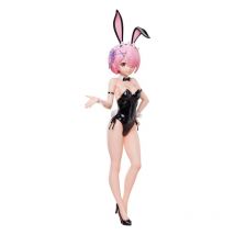 Re:zero Starting Life In Another World - Statuette 1/4 Ram: Bare Leg Bunny 2nd Ver. 44 Cm - FREEING!