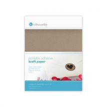 Feuilles De Papier Kraft Adhésif Imprimable - Silhouette