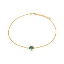 Collier Hexalia En Pierres Malachite - SLOYA