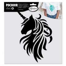 Pochoir Pour Textiles - Licorne - Aladine