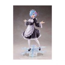 Re:zero Starting Life In Another World Amp - Figurine Rem Winter Maid Ver. 18 Cm - Taito