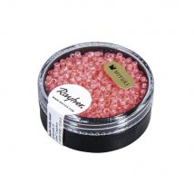 Delica - Rocailles, 2,2mm Ø, Rose Saumon, 6g, Êclat De Perle, Boîte - Miyuki