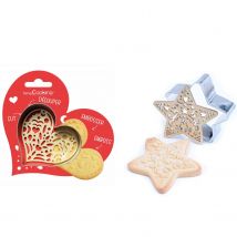 Kit Pour Biscuit Cœur + Etoile - Scrapcooking