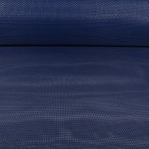 Toile Transat Grille Extérieure Textilène Unie Bleu Marine - Craftine