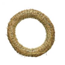 Couronne De Noël Nature (35 Cm) - Paille - Annikids