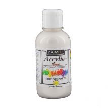 Peinture Acrylique En Bouteille Blanc Nacré 200ml - Amt