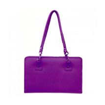 Sac Thames Simili Cuir Violet Pour Aiguilles Interchangeables Et Crochets - Knitpro 55 Violet - KnitPro