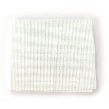 2 Toiles Aida 5,5 Pts/ Cm Blanches 50 X 60 Cm - Graine Creative