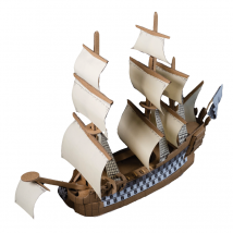 Maquette En Carton Recyclé Du Vaisseau De Louis Xiv - Mazette, Quelle Maquette!