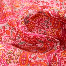 Tissu Dashwood Studio Dolores Sur Fond Rose - Craftine