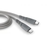 Force Power Câble Ultra-renforcé Usb C/lightning 1,2m 3a Gris