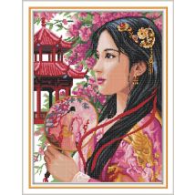 Kit Aida À Broder Point De Croix La Princesse D'Asie - LUC