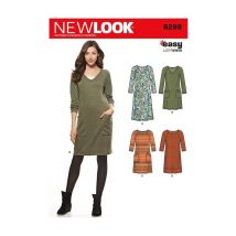 Patron New Look 6298 Robe Tunique Taille N°fr 36-48 - NewLook