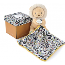 Bohaime - Lion Pantin Avec Doudou - Doudou et Compagnie