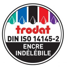 Tampon X-print 4912 Formule Commerciale Texte + Picto copie Rouge - Trodat