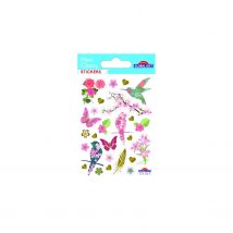 Stickers - Printemps - Oiseaux Et Fleurs - 1,8 Cm - Global Gift