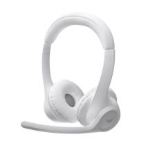 Casque Pc Zone 300 Bluetooth Sans Fil Avec Microphone Anti-parasite - Blanc - Logitech
